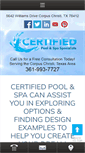 Mobile Screenshot of certifiedpoolandspa.com